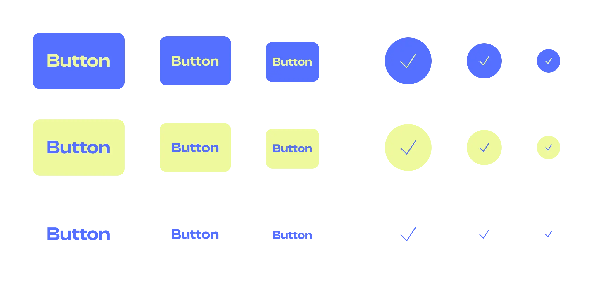 Exemple de bouton dans un design system