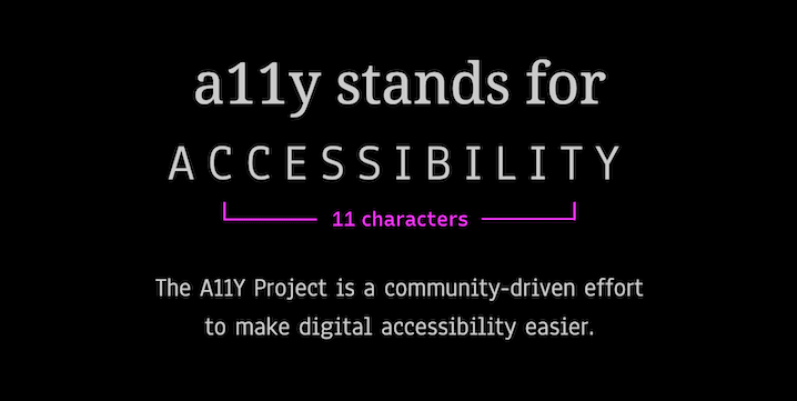 Illustration du projet A11y